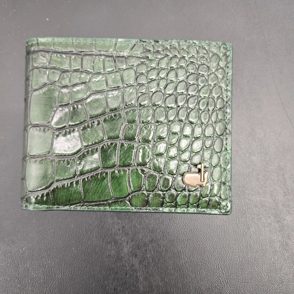 2025 Masters Green Alligator Leather Wallet Billfold Martin Dingman Golf Club